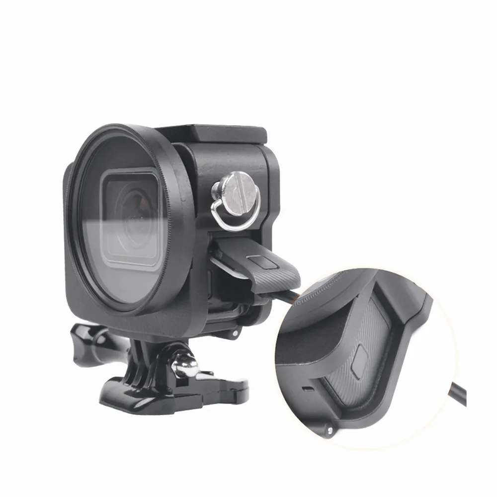 Корпус чехол металлический каркас для GoPro Hero 5 6 7 спортивные экшн-камеры аксессуары Алюминиевый корпус сплав клетка защитный чехол