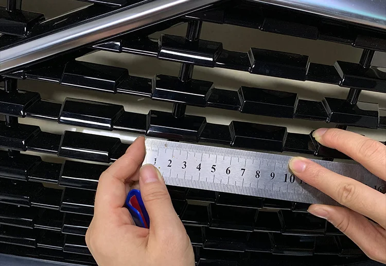 Für Volvo XC60 S90 XC40 XC90 V40 S60 V60 V90 V60CC V90CC RD Sportversion China Grid Dreifarbiger Streifen Dekorativer Autoaufkleber – Detail 3