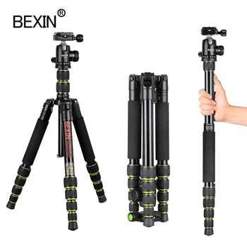 

BX255A camera tripod foldable aluminum tripod portable fold tripod photographic shooting tripod for dslr camera video