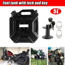 Oil-Container Petrol-Fuel-Tank Motorcycle Backup-Fuel-Jugs Jerry Spare Black 5L Car 