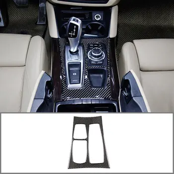 

For Bmw X5 X6 2010-2013 Central Control Panel Frame Real Carbon Fiber (Soft) Car Interior Modification Parts