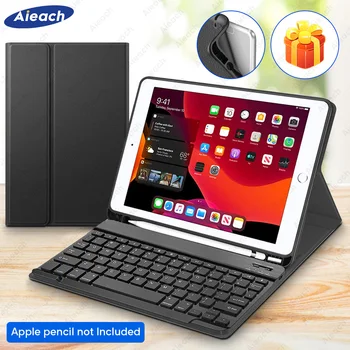 

For iPad 10.2 Case 7th Generation 2019 With Pencil Holder Bluetooth Keyboard Case For 2017 iPad 2018 9.7 Case 5th 6th Generation