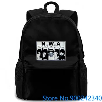 

NWA COMPTON RAP NEW M L HIP HOP ICE CUBE DR. DRE EASY-E REN New women men backpack laptop travel school adult student