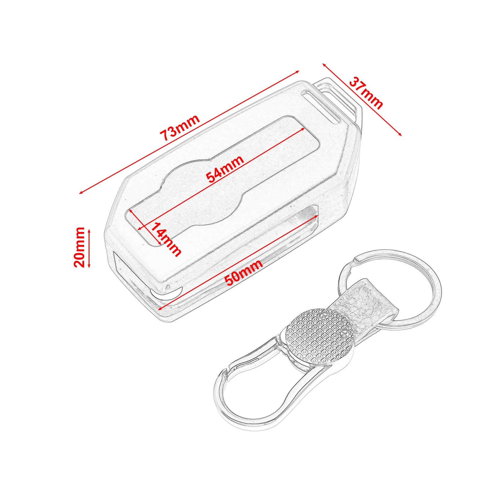 Portachiave telecomando per BMW K1600B/GT/GTL R1200GS ADV LC 14-ON - H43aab4b2aedd4c77bfd0ac7307bb16eey