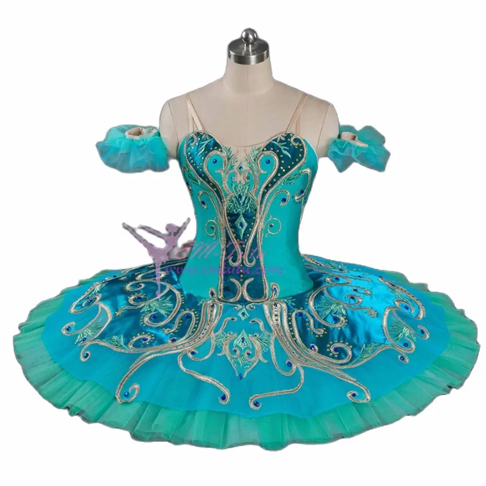 Adult Women Professional Ballet Tutus Le Corsaire Tutu Green Gold