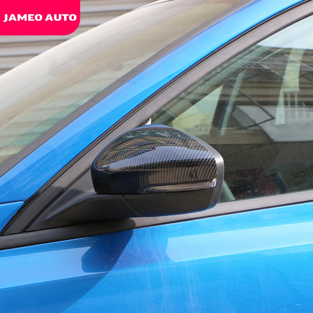 

Jameo Авто 2 шт./компл. крышка зеркала заднего вида крышка для Ford Focus 4 MK4 2019 2020 боковое зеркало крышка аксессуары