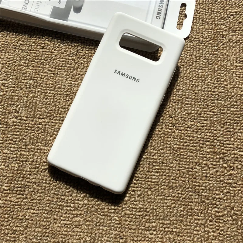 white samsung Galaxy Note 8 N950 N950F N9500 Мягкий силиконовый чехол шелковистый сенсорный защитный Жидкий чехол для Galaxy Note8 - Color: white