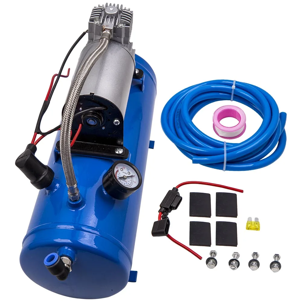 Воздушный компрессор с 6L танком 120/150 PSI 12V для воздушного рога вагона грузовика RV