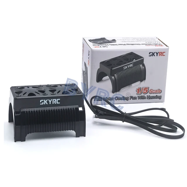 SKYRC twin motor cooling fan with housing for 1/5 scale rc brushless motor heatsink