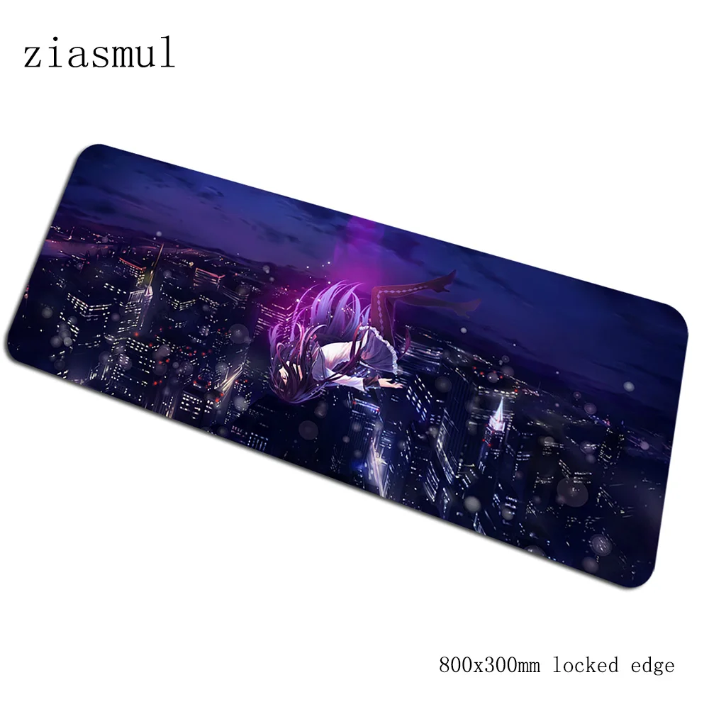 Homura Akemi коврик для мыши 800x300x3 мм Лидер продаж Коврик для мыши notbook компьютерный коврик для мыши игровой коврик для мыши высококлассный геймерский коврик для клавиатуры - Цвет: size 800x300x3mm