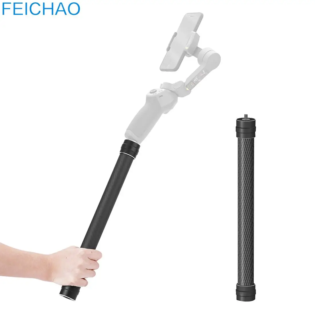 Монопод из углеродного волокна для DJI OM3 Osmo Mobile Ronin S SC RSC2 Moza Zhiyun Crane 2 Gimbal Stabilizer |