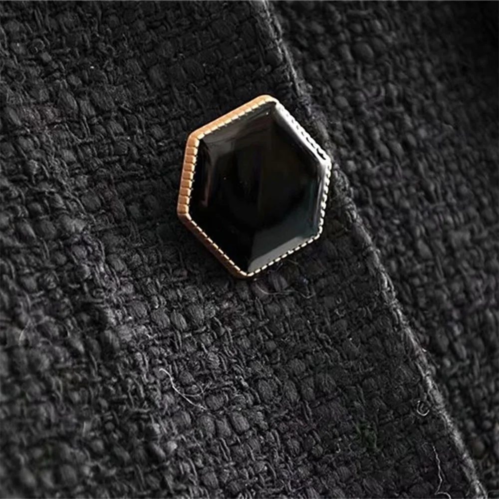 Осень 2019 женская новая Лоскутная юбка с карманом разрезом однобортная