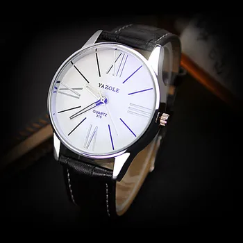 

Reloj Hombre Fashion Classic Watches Big Digital Scale Leather Belt Men's Business Quartz Watch Stainless Steel Simple Clock