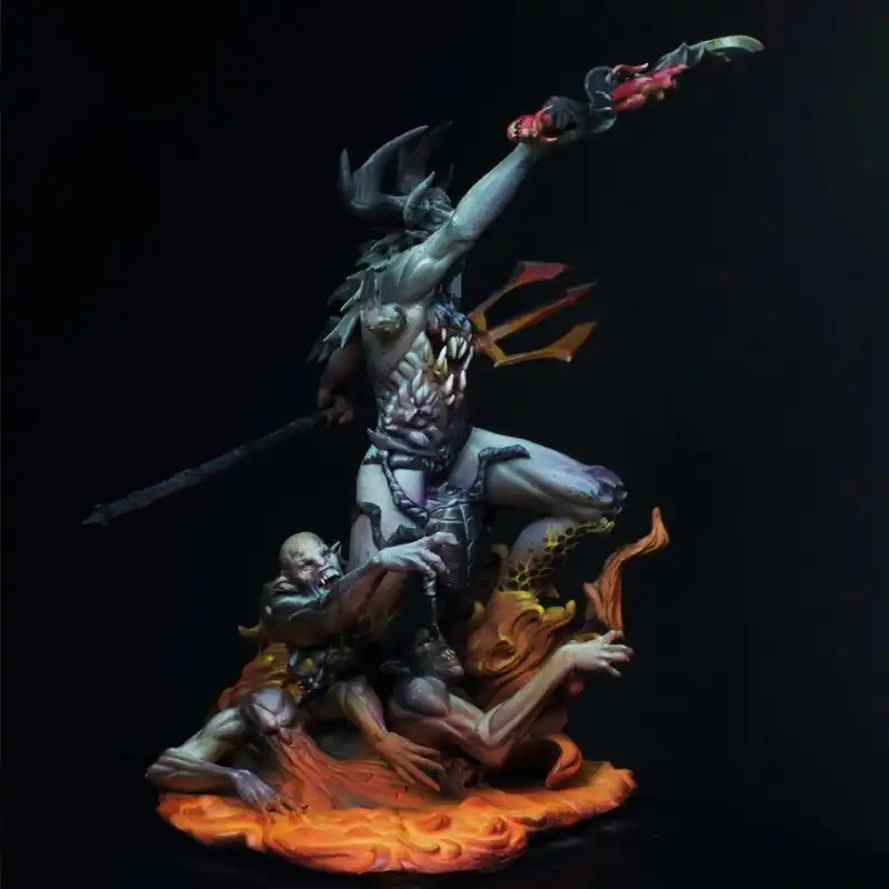 1/9 non peinte le Dragon Lord buste en résine figure model kits GK non assemblé
