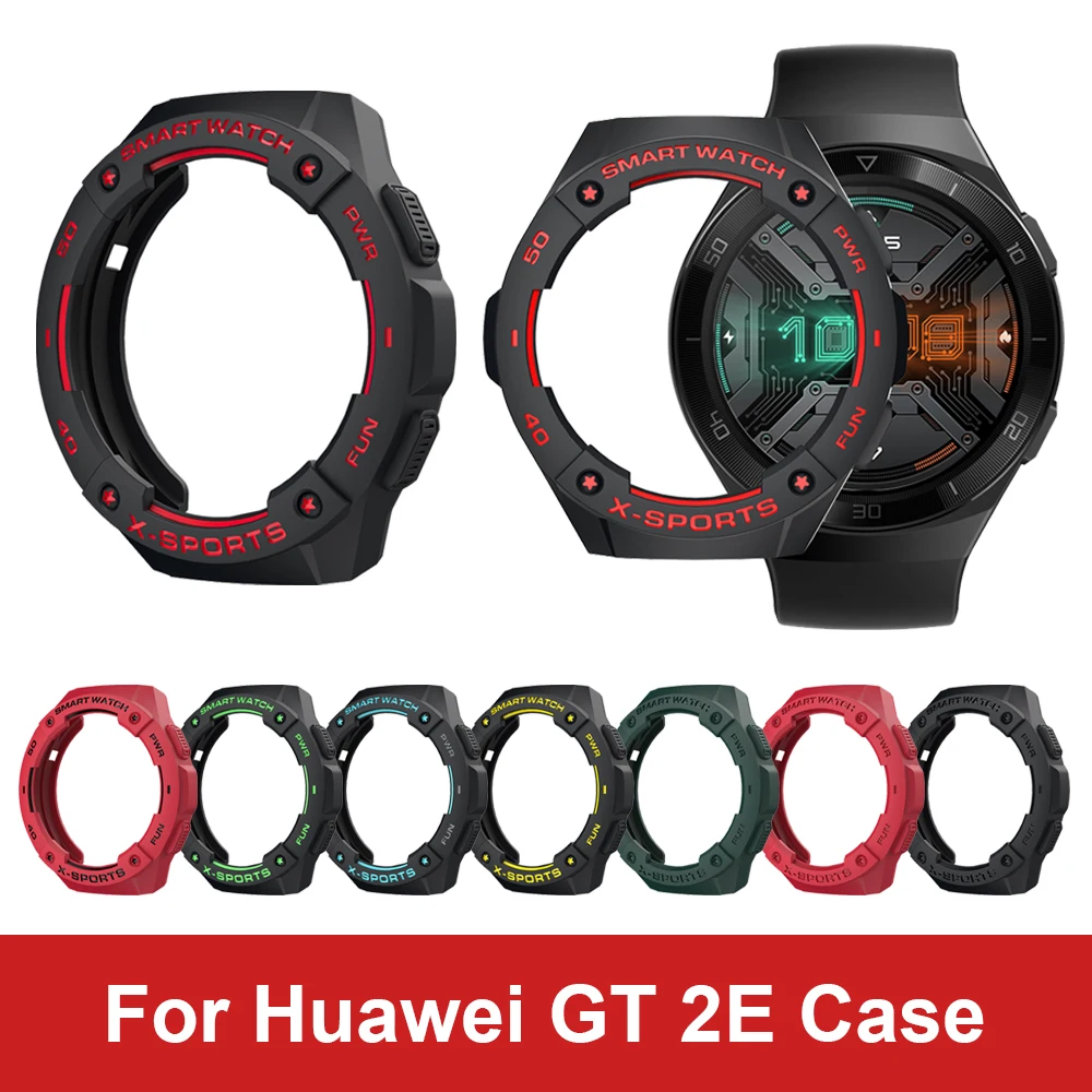 Цветной чехол из ТПУ для Huawei GT 2E аксессуары умных часов защитный GT2e|Часы Чехлы| |