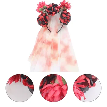 

1 Pc Unique Fashion Creative Wacky Hair Hoop Skull Hair Band Party Hair Clasp Headdress for Women Halloween Party Holiday