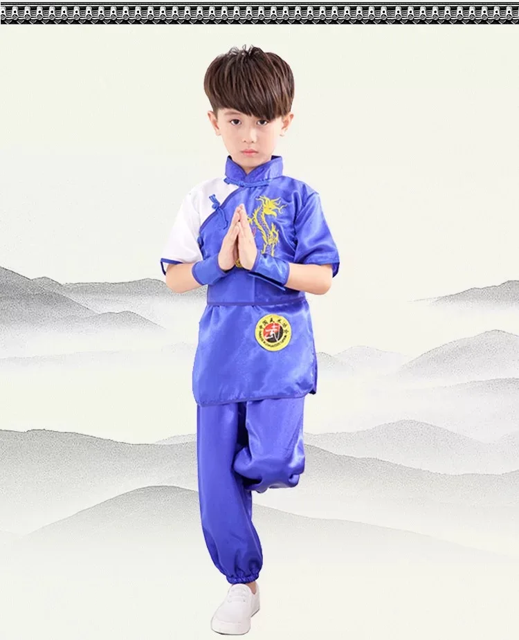 Bjj дизайн китайский hanfu Боевые искусства одежда ушу униформа - Цвет: 6