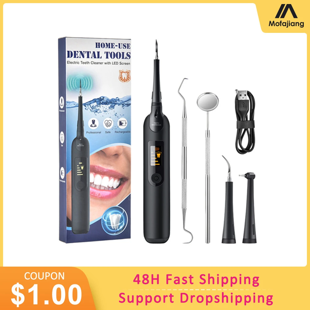 Ultrasonic Dental Scaler Cleaning Teeth Cleaner Calculus Remover