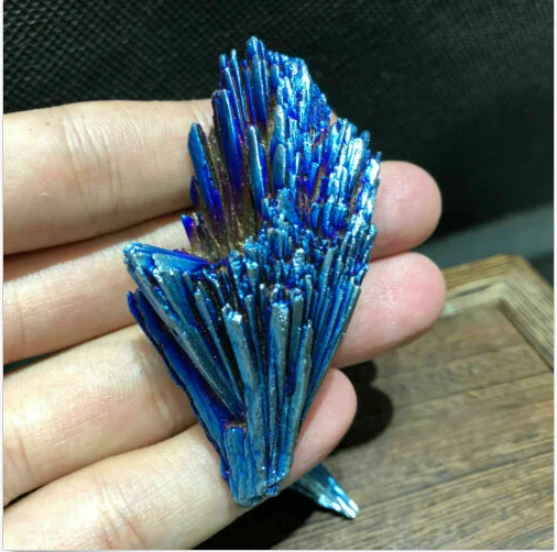 Natural Quartz Crystal Rainbow Titanium Cluster VUG Mineral Specimen Healing