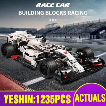 

Mould King 13117 Technic Car Compatible With The MOC-31313 Splicing F1 Formula Car Model Building Blocks Kids Christmas Gift