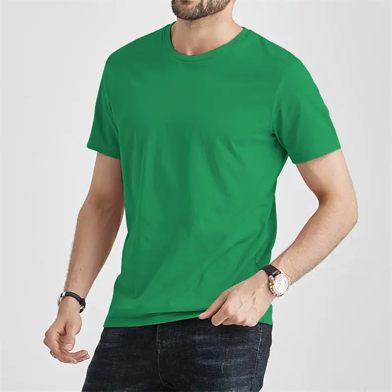 16Colors Free Ship T-Shirts Men Summer Cotton Plain Male Tshirts Black Solid O-Neck Short Tees shirt Soft  Women Top Tee Female 11