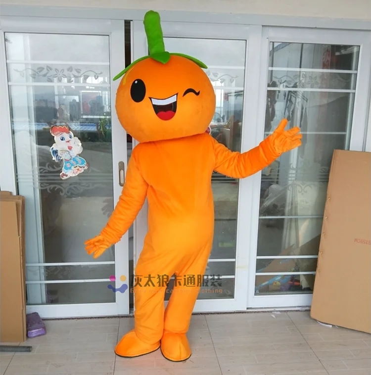 boy orange Овощи тема аниме маскарадные костюмы Красный сладкий картофель талисман оранжевый Кукуруза Таро граната карнавальный маскарадный костюм - Цвет: boy orange