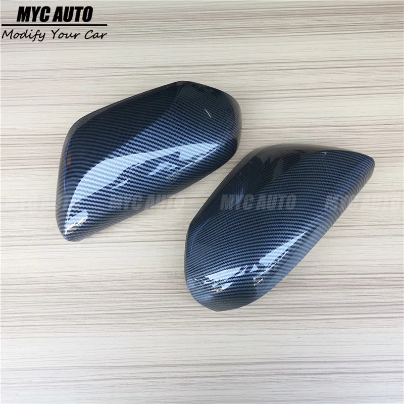 Углеродное волокно зеркальная Крышка для Toyota Camry 2007 2008 2009-2012 2013- для оптики+ сменная задняя сторона зеркало заднего вида крышки