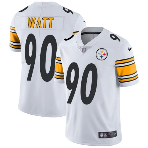 Все сшитые Питтсбург качественные мужские Steelers T. J. Watt Джерси - Цвет: Men