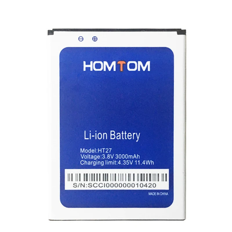 Новинка 100% сменный аккумулятор 3000 мАч HT 27 аккумуляторы для Homtom HT27|Аккумуляторы