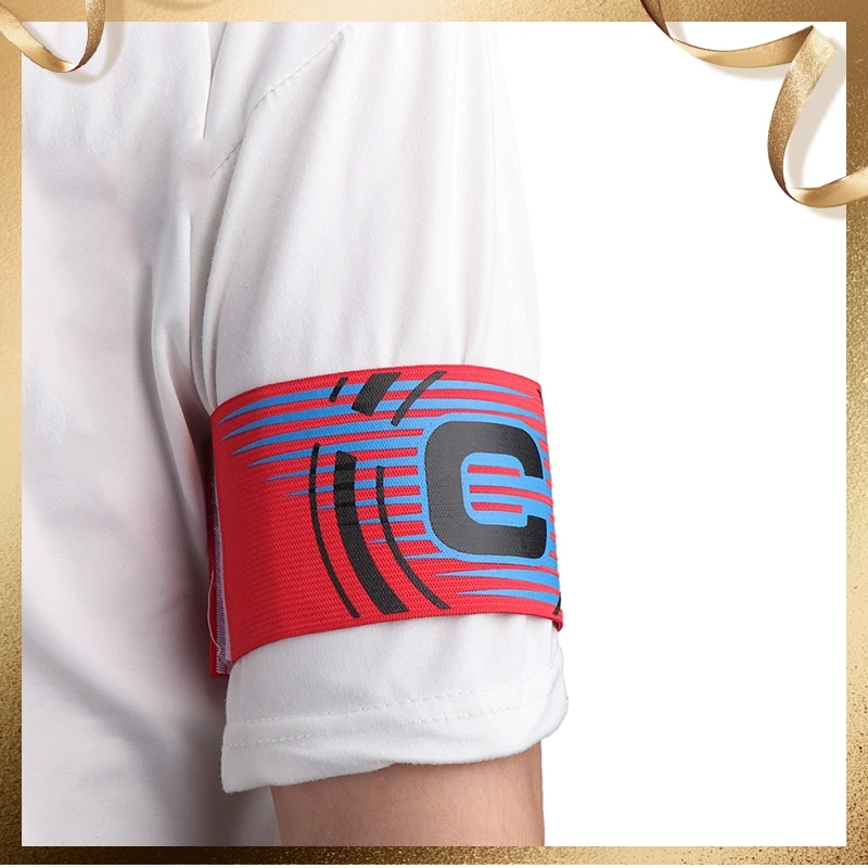 Football Captain Armband Adjustable Arm Band Leader Competition Soccer
