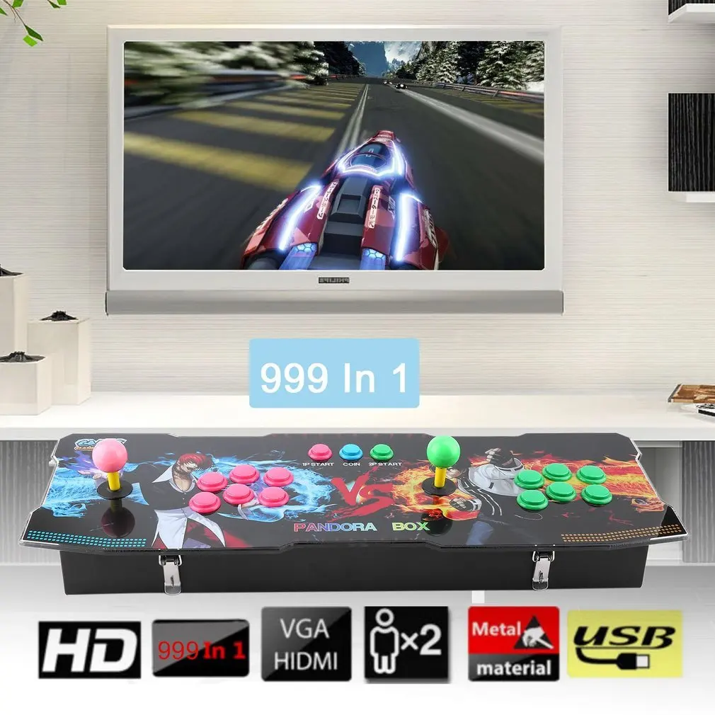

Professional 999 in 1 Classical Arcade Games Station with Super High Video Resolution Providing Fluent Game Control Experience