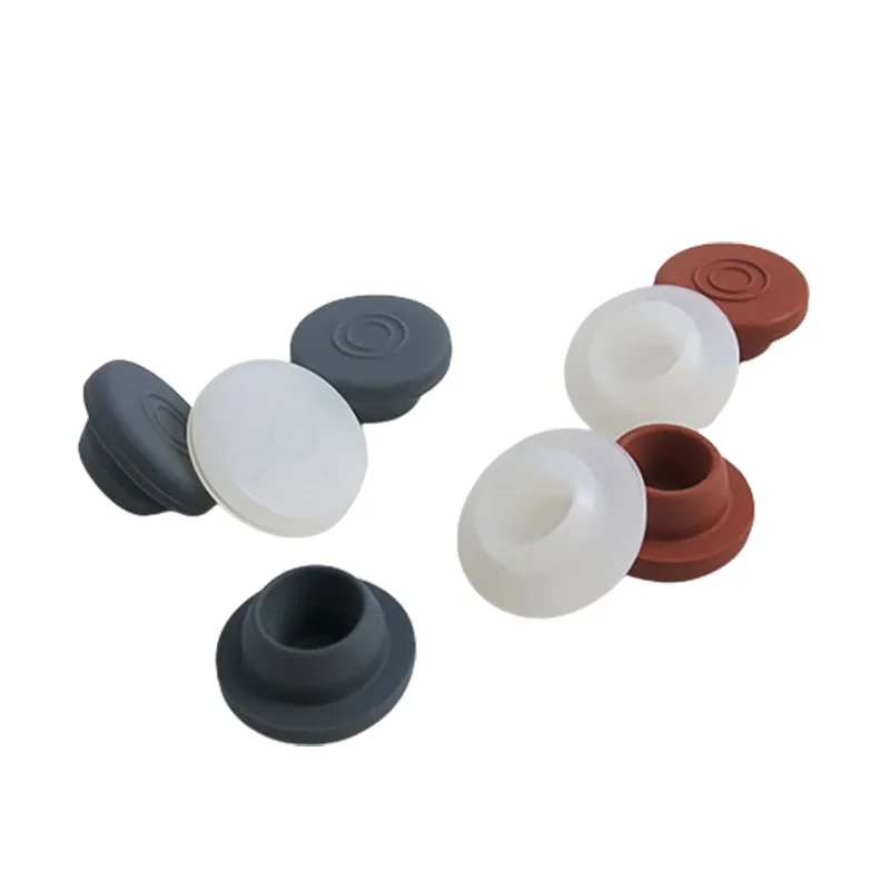 100pcs Butyl Silicone Red Rubber Stopper for 13mm 20mm flip off cap ...
