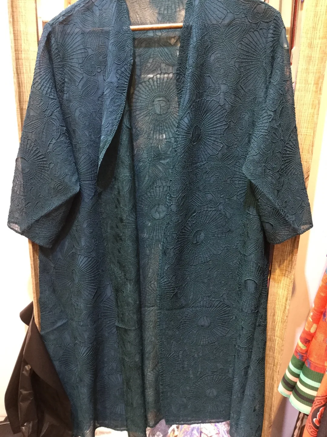 Dark Green Новое Стильное летнее гофрированное пальто с отложным воротником, однотонное, с открытым стежком, Miyake морщин, длинное пальто, солнцезащитный, Aircon, комнатный, Женский Тренч - Цвет: Dark Green