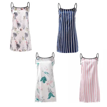 

Youhottest 2020 Silk Nightgown Satin Nightwear Sleepwear Sexy Gown