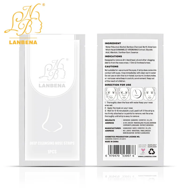 10/1Pcs Blackhead Cleansing Nose Facial Face Mask Nose Peel Off Purifying Peel Face Mask Remove Activated Carbon Nose Sticker