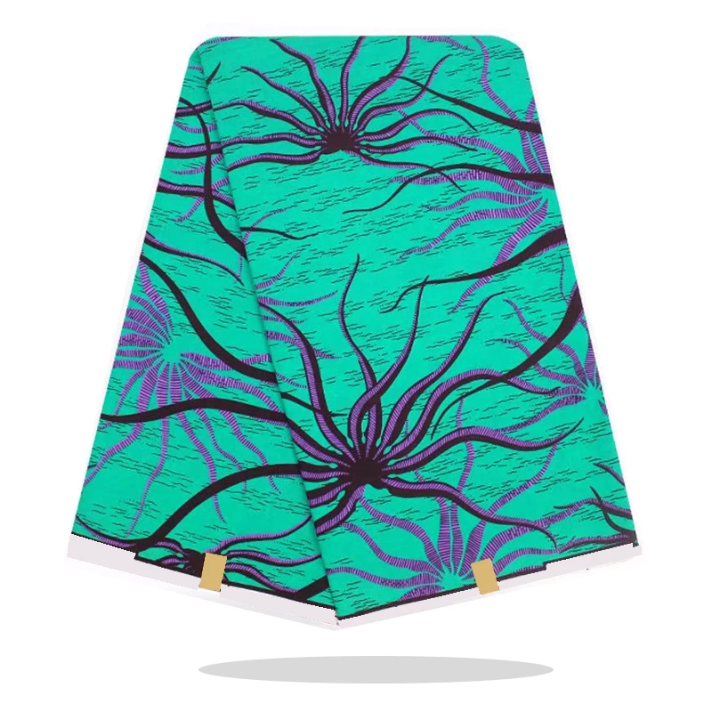 

Nigerian Style Wedding Dress Sewing Material 100%Cotton Fabric Veritable Ankara African Wax Prints Fabric By The Yards RV10-62