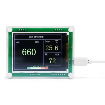 

Mini Portable CO2 Gas Detector Air Quaility Monitor Home-use High Accuracy LED Digital Display Multifunctional Laser Air Tester