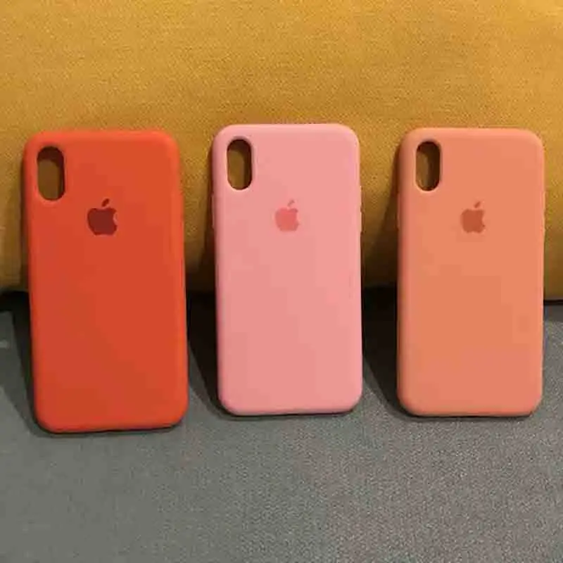 Жидкий силиконовый чехол для телефона iPhone 6S 7 8Plus X XR XS Max i11 Pro max мягкая задняя
