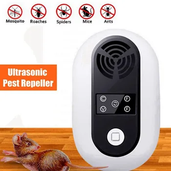 

Enhanced Version Ultrasonic Anti Mosquito Insect Repeller Electronic Cat Rat Mouse Cockroach Pest Repellent EU/US/AU/UK Plug