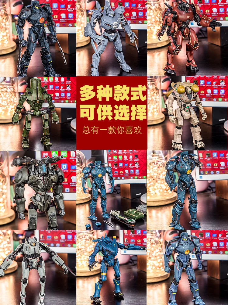 

Pacific Rim Double Knife Dangerous Rangers America Mobile Garage Kit 7-Inch Crimson Mech Figurine Film And Television