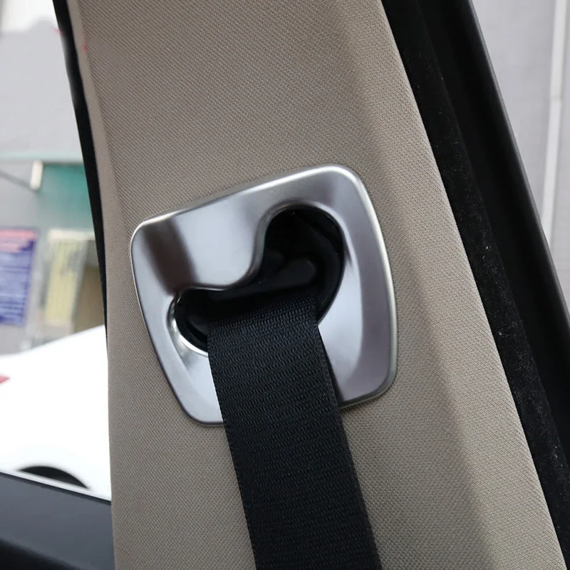 Chrome-B-Pillar-Seat-Safety-Belt-Frame-Cover-Trim-Fit-for-BMW-3-4-5-Series