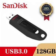 SanDisk CZ48 флеш-накопитель USB 3,0 диск 128 Гб 64 ГБ 32 ГБ 16 ГБ флеш-накопитель крошечная Флешка карта памяти устройство для хранения флэш-накопитель
