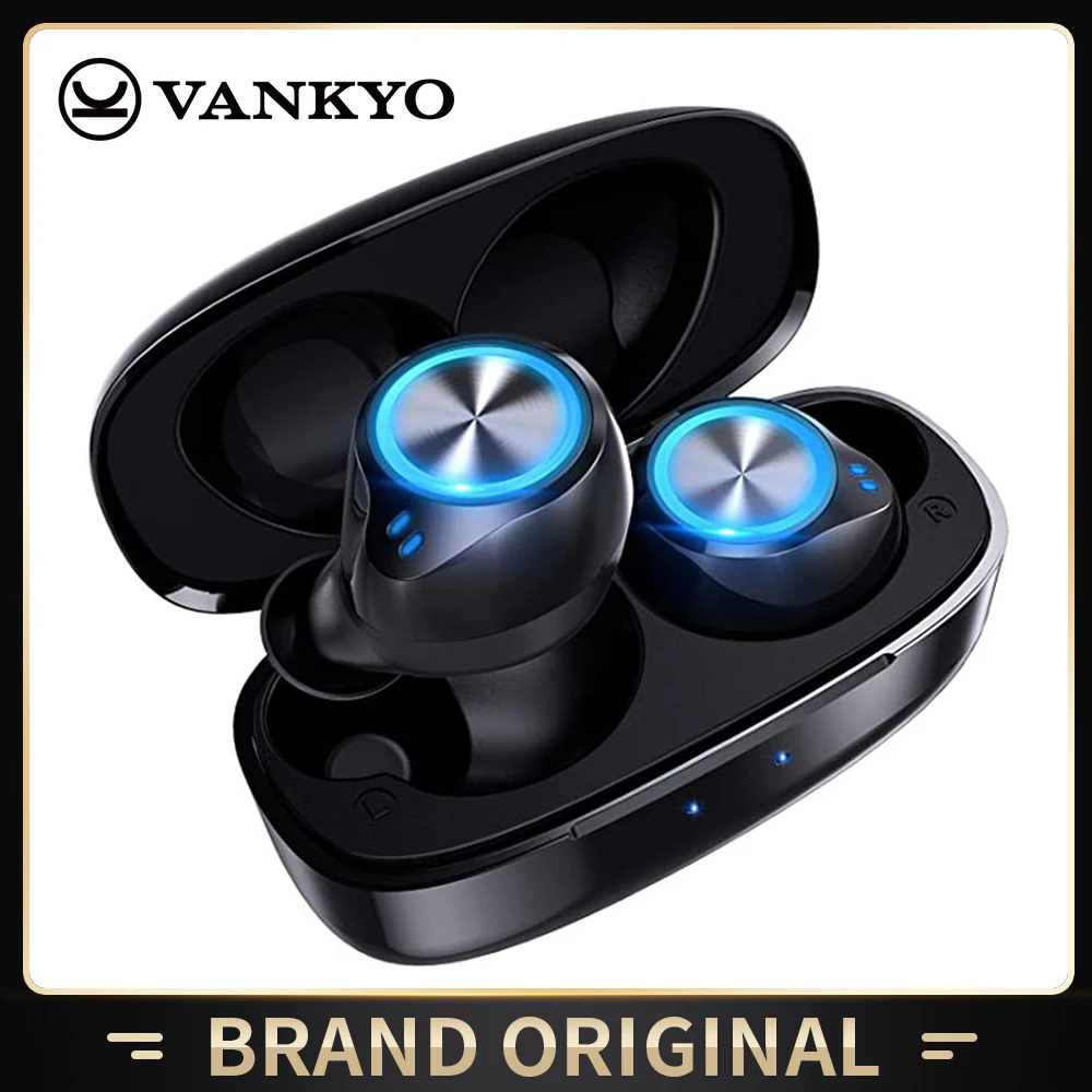VANKYO XA80MQ Wireless Earbuds in-Ear Bluetooth 5.0 Earphones USB-C Charging Case IPX7 Waterproof Sport Earphones Touch Control