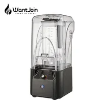 WantJoin SoundProof Blender Electric Smoothie  Blender for Kitchen Juicer Food Mixer With Sound Cover