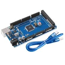 USB-плата MEGA2560 MEGA 2560 R3 (ATmega2560-16AU CH340G) AVR, макетная плата MEGA2560 для arduino