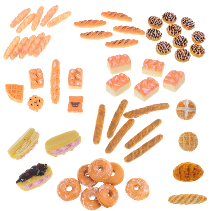 Dollhouse Miniature Food tool Bread Toast hot dog with Basket Dining Room Bakery Pastry Kitchen Pretend Play Toy 1:12 kitchen toys pretend kitchen toys pretend food toys pretend coffee set toys