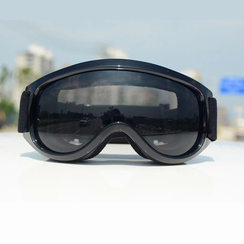 Choppers gafas de sol moto motorista bicicleta gafas de deporte grises negro 886 
