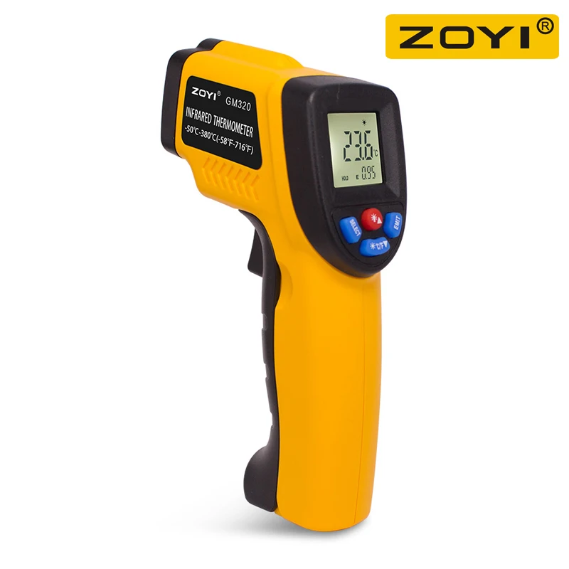 Инфракрасный термометр ZOYI GM320/GM550 цифровой инфракрасный Бесконтактный лазерный-50