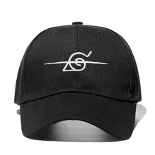 Новая бейсболка «Наруто» Uchiha Uzumaki логотип бейсболка из хлопка Бейсболка для мужчин женщин хип хоп папа Черные Шляпы Прямая