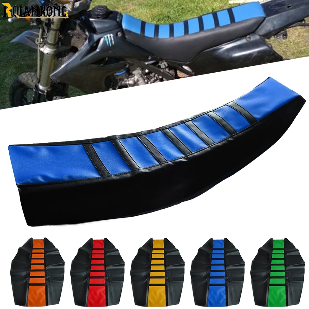 Dirt Bike Rubber Striped Gripper Soft Seat Cover for Yamaha YZ65 YZ80 85 YZ125 YZ250 YZ250F YZ426F YZ250FX YZ125X WR450F XTZ250 |